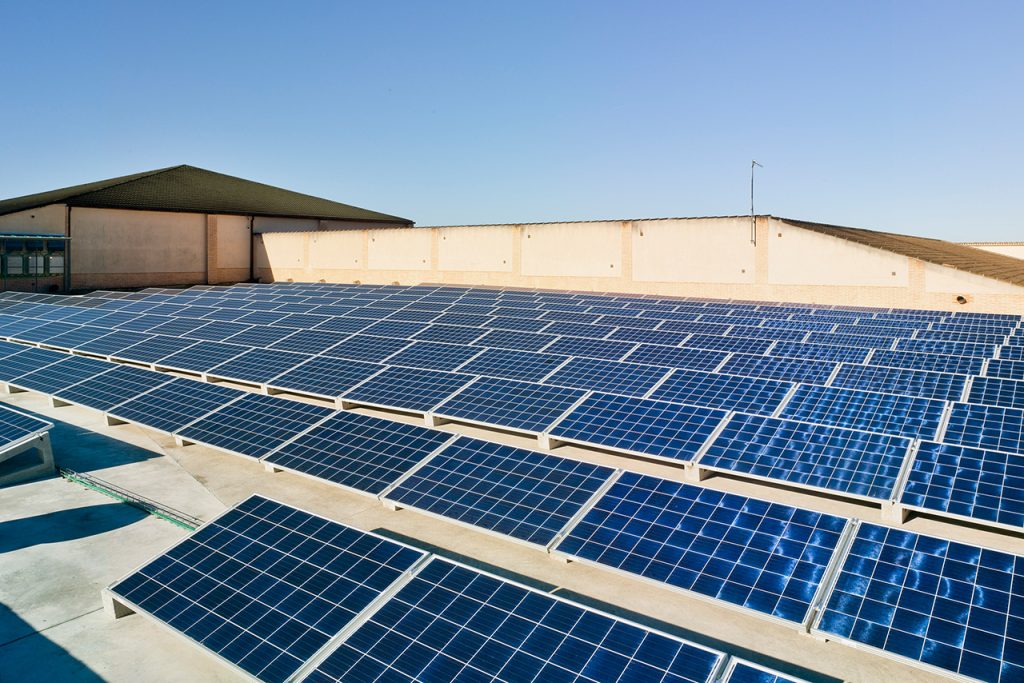Paneles solares industriales