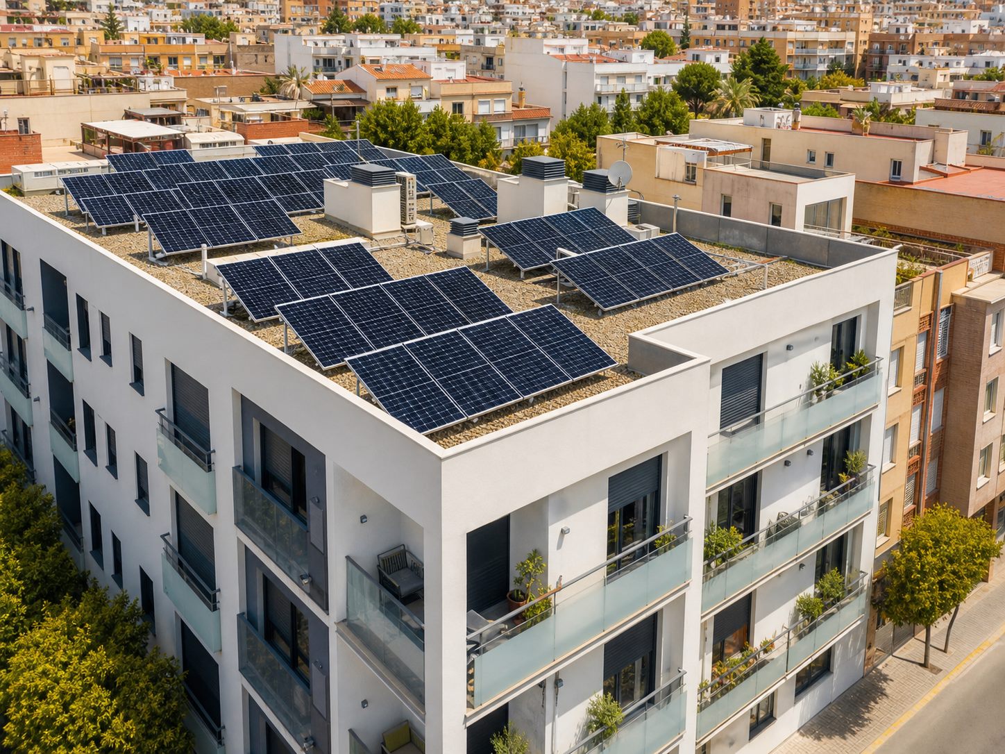 Diseño de instalación solar para comunidad de vecinos